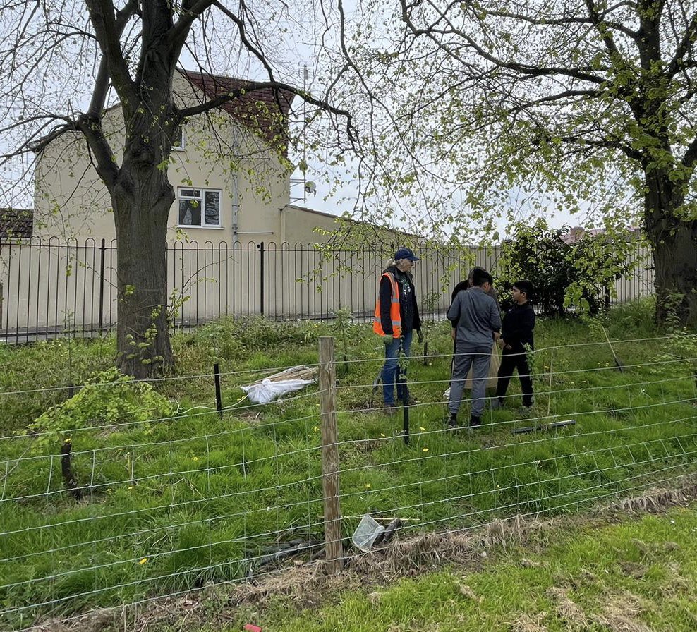 We’re out Strimming, wildflower seeding, rabbit caging and litter picking…it’s all going on today at the community orchard with <a href="/Slough_Times/">THESloughTimes</a> <a href="/SloughCouncil/">Slough Borough Council</a> <a href="/Slough_NHW/">Slough Neighbourhood Watch (ourwatch.org.uk)</a> <a href="/slough/">rhonda</a> <a href="/WildflowersUK/">British Wild Flowers</a> <a href="/CllrFiza/">Cllr Fiza Matloob</a> <a href="/TanDhesi/">Tanmanjeet Singh Dhesi MP</a>