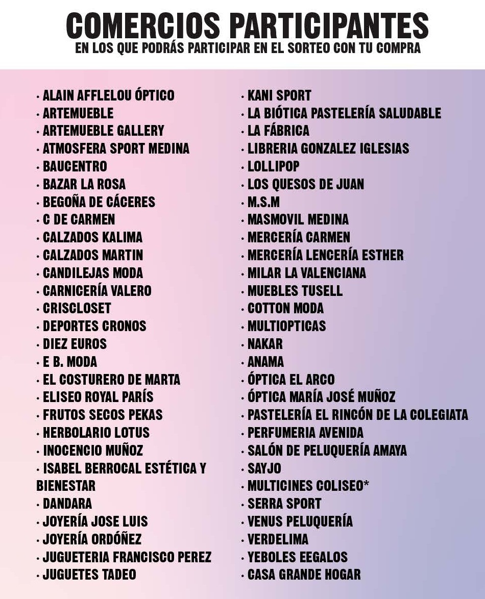 #Domingo de compras 🛍 en #MedinadelCampo y también de premios💇‍♀️💆‍♀️🎟🧺🎁.
Te queremos sorprender #Mamá‼ 

#compraenmedina  #diadelamadre #comerciolocal  #Yocomproenmedina  #Abiertotodoslosdomingosdelaño 
#domingoabierto #ComprandocercaLlegaremoslejos