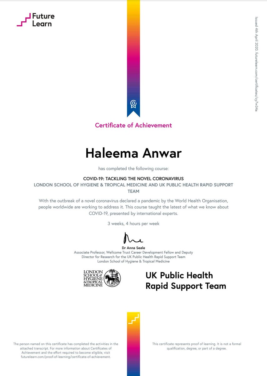 Doc_reflector's tweet image. A course @FutureLearn, developing a preliminary insight into the novel Coronavirus.

#Covid_19 
#futurelearn