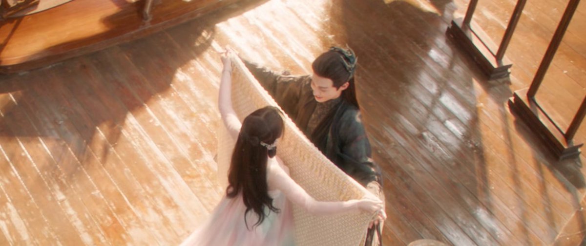 TinyFa3's tweet photo. I didn't notice before that #DylanWang actually smiles showing his teeth before #EstherYu kisses his cheek in  #lovebetweenfairyanddevil even tho the aftermath shows him having  a soft and surprised smile https://t.co/5EADbX5fB0