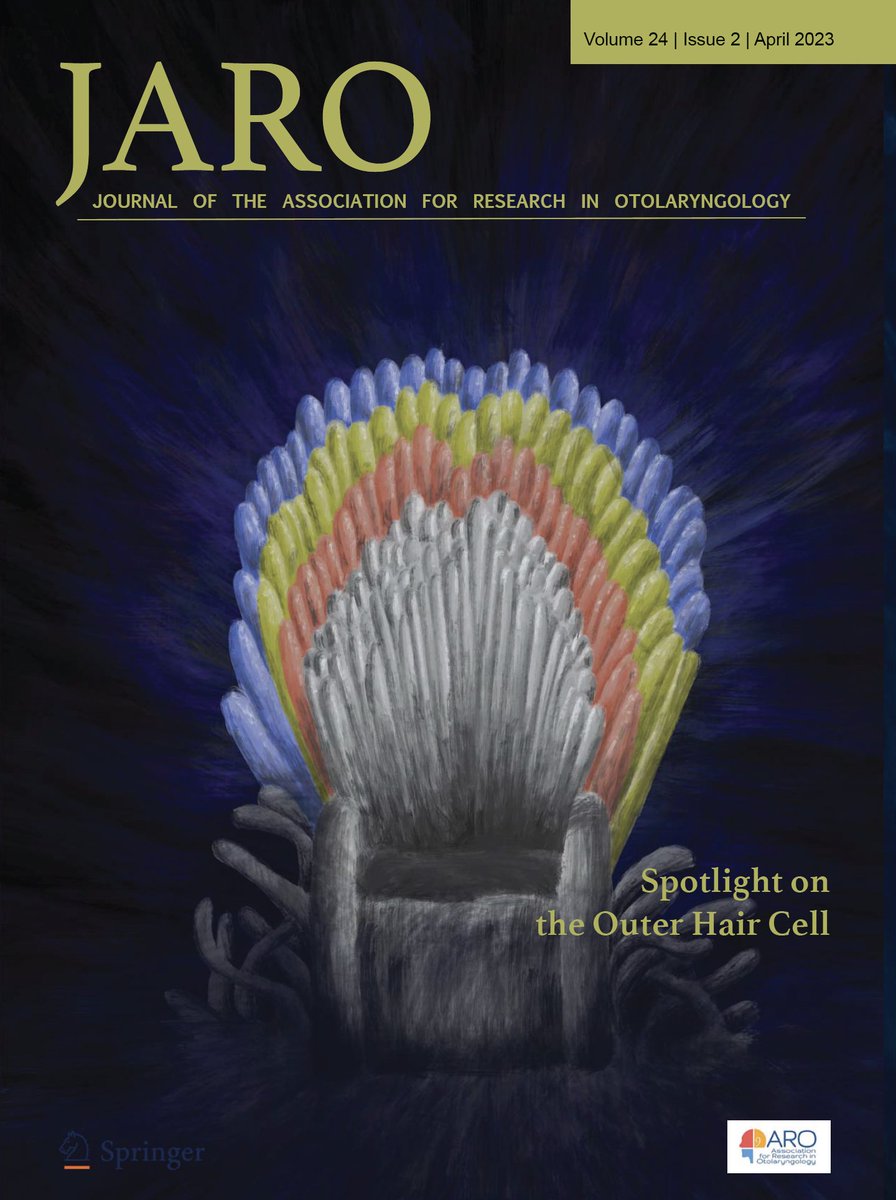 Our April issue is out! 
jaro-journal.org
With a special feature on outer hair cell #electromotility and its discovery by Brownell and colleagues.
link.springer.com/journal/10162/…