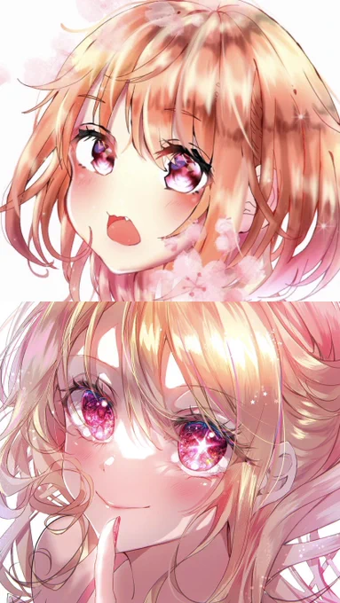 成長してる #画力変化ビフォーアフター  2018年  2023年