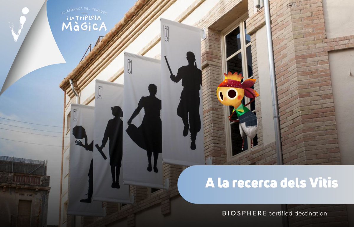 Vilafrancatur's tweet photo. Hola petits exploradors, vols aprofitar aquest pont i anar d'aventures amb mi? Segur que m'has vist en algun lloc, soc la Viti Enxaneta.
Vine i descobreix amb mi els altres Vitis amagats 🔍
🔗https://t.co/bx2okulFZ1
#turismevilafranca #elsvitis #sortirambnens https://t.co/LqDlHVIOpQ
