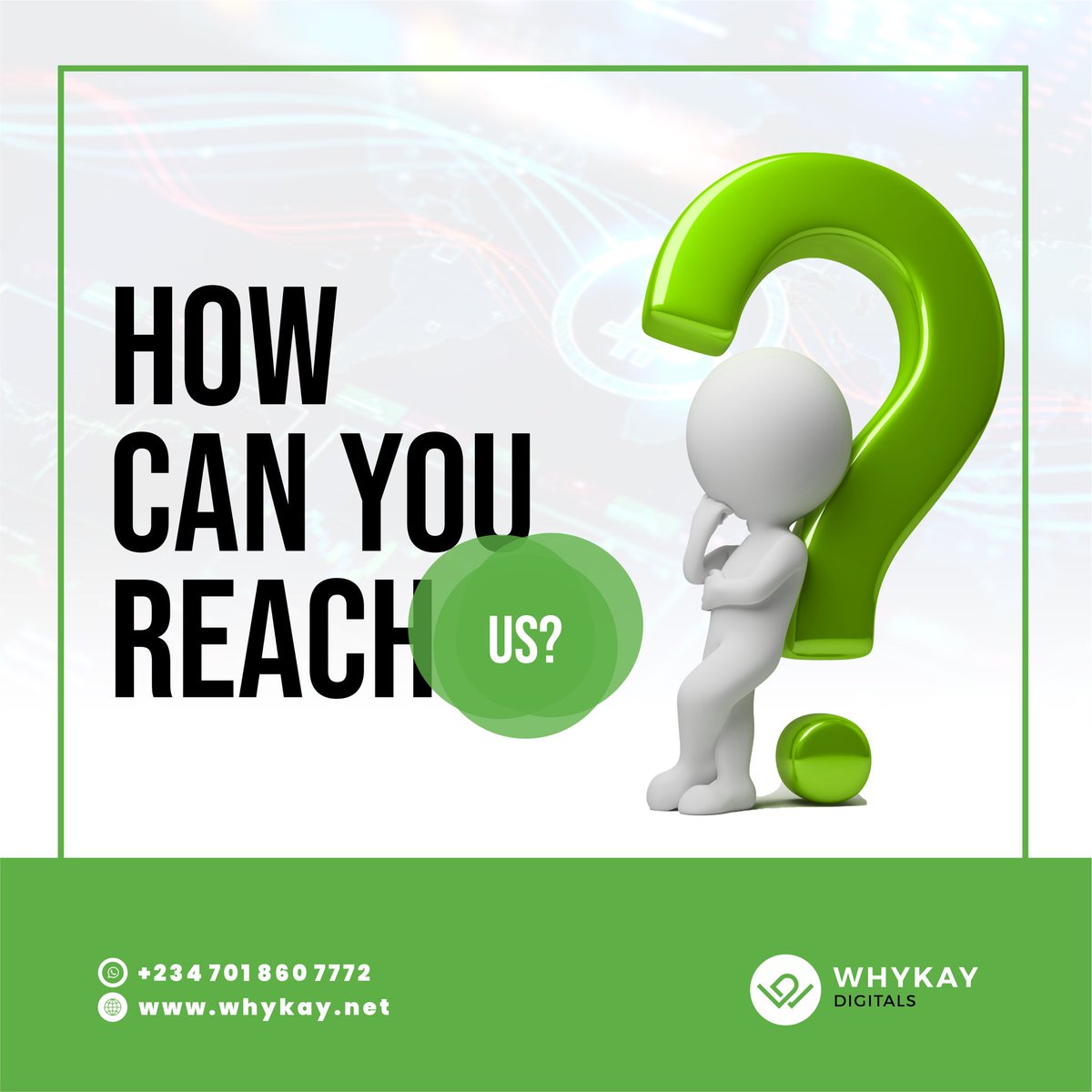 WhykayDigitals's tweet image. Stay connected with Whykay via our different channels today.
.
Visit our website for more information on our services.
.
Send us a message for all  inquiries and support.
_
#tradewithwhykay #cryptocompany #cryptocurrency #etherum