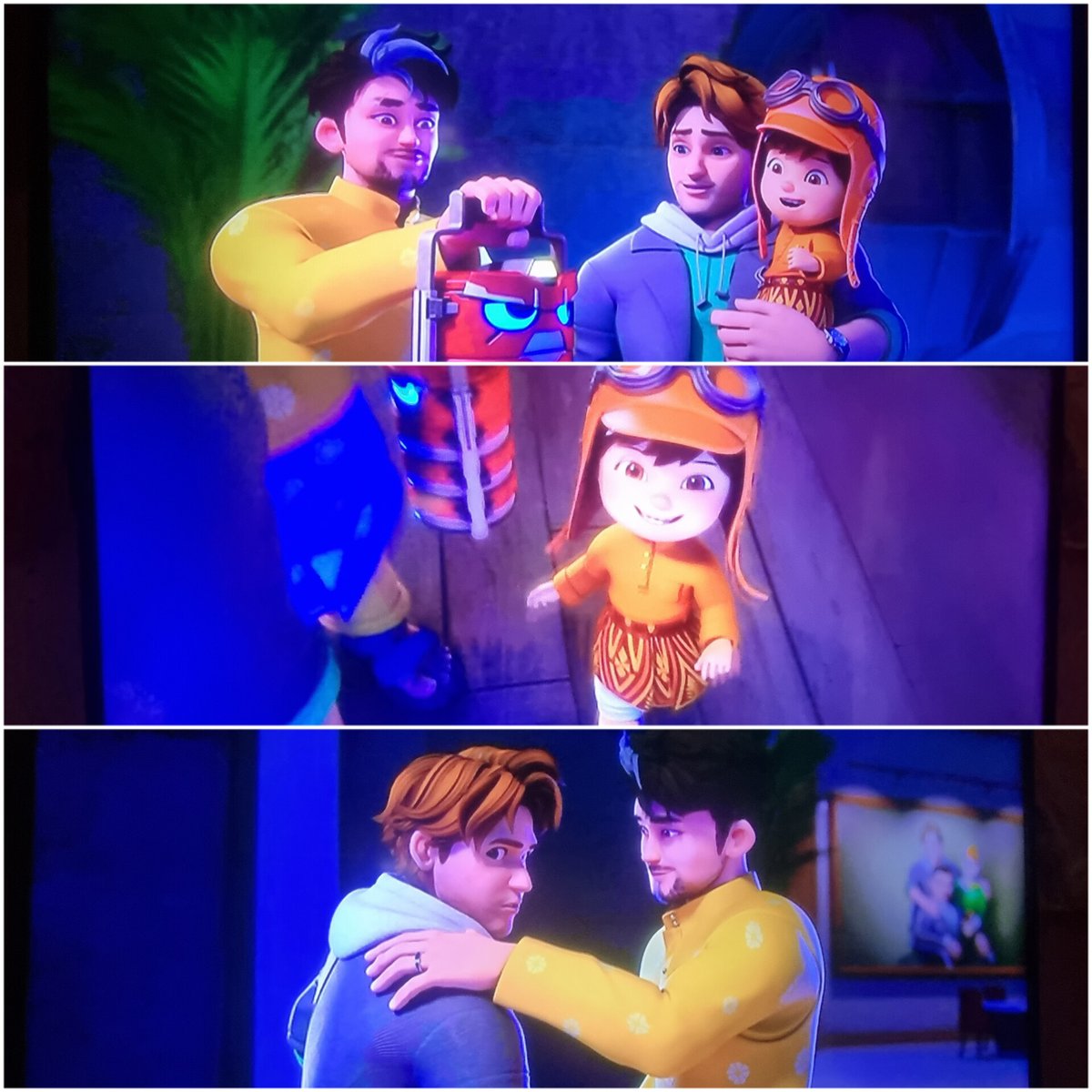RaudahMac's tweet photo. Ala alaaaa dieorang di @tv9malaysia weiii - @BoBoiBoy @mechamato @themonstastudio huhu rindu laa kat korang semua https://t.co/Mnl3Atnlpz