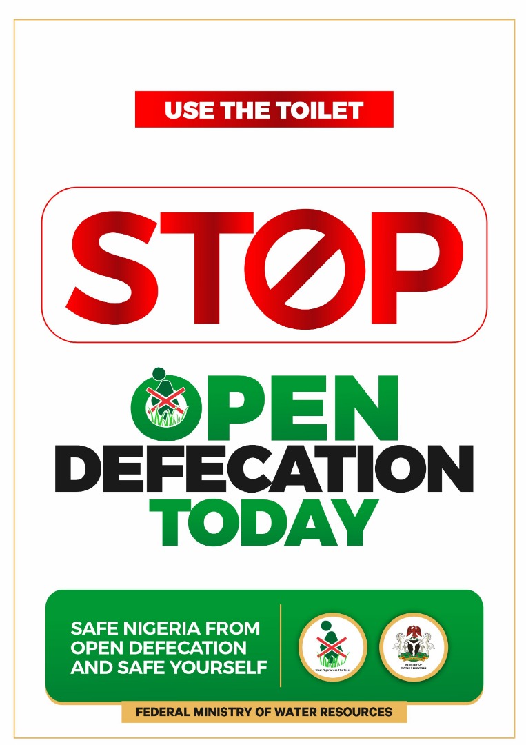 CleanNigeria25's tweet photo. Are you aware that open defecation contaminates water sources, soil, and food, leading to the spread of diseases such as cholera, typhoid, and diarrhea? #StopOpenDefecation: Always #UseTheToilet https://t.co/22a1w8JgbP