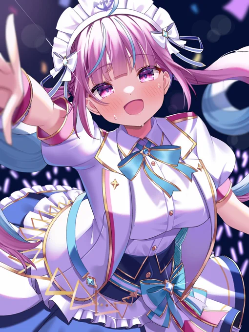 「あくあ色に染まれ…!」 #あくあーと #湊あくあ
