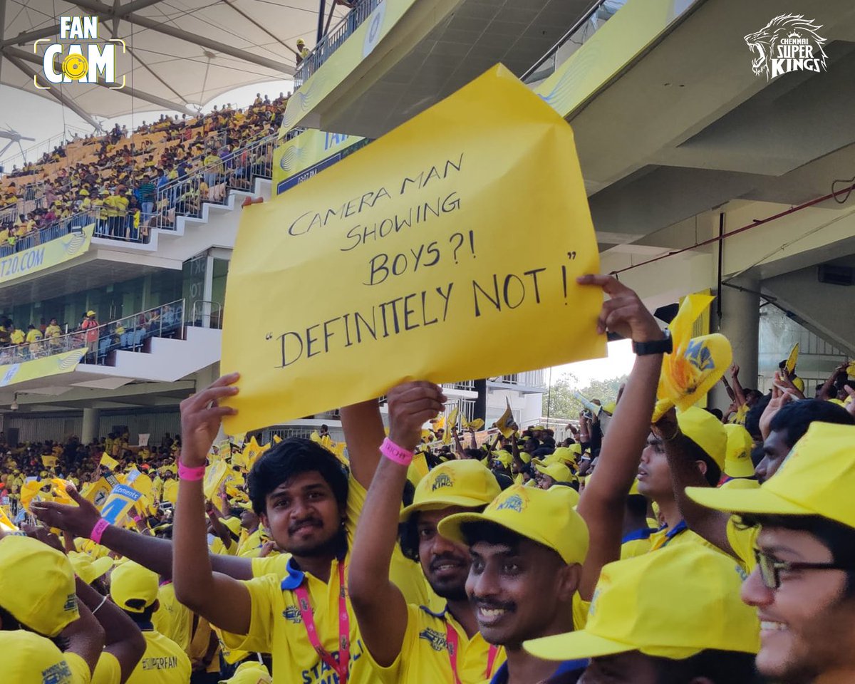 ChennaiIPL's tweet photo. The Superfans have arrived from 5 cities 🥳

All in readiness #WhistlePoduExpress #CSKvPBKS 🦁💛 https://t.co/gQNhT97kzN