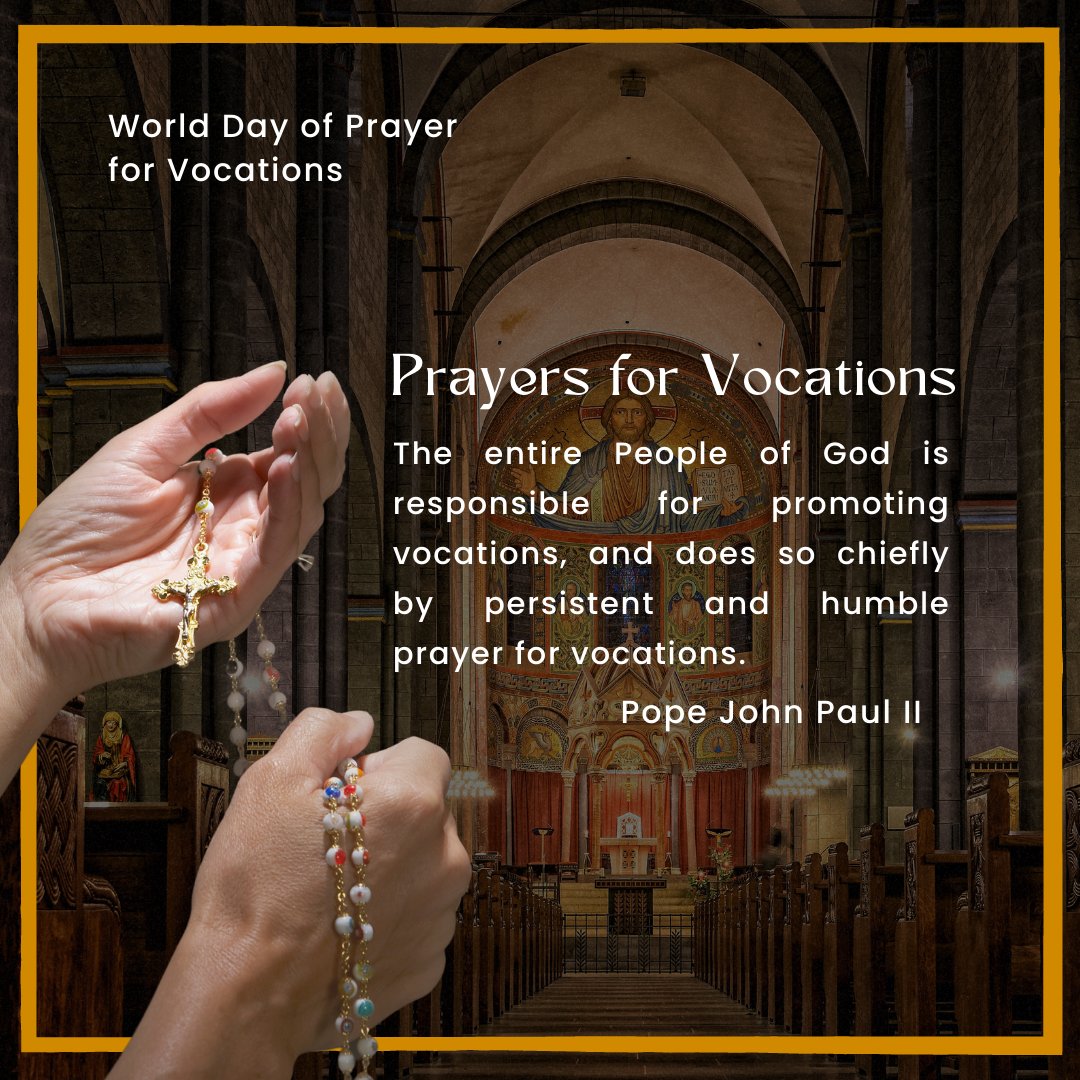 MundeleinSem's tweet photo. Let us join together in prayer and reflection for those discerning their call in life. May God guide and inspire them as they explore their unique path, and may they find joy and fulfillment in answering His call. #WorldDayofPrayerforVocation #Discernment #Vocation https://t.co/2hAuiZsEWZ
