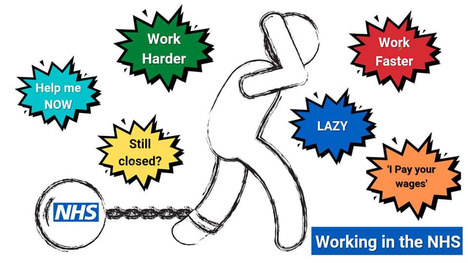 drgandalf52's tweet photo. What it feels like working in the NHS right now... https://t.co/GOJtjT0ku0
