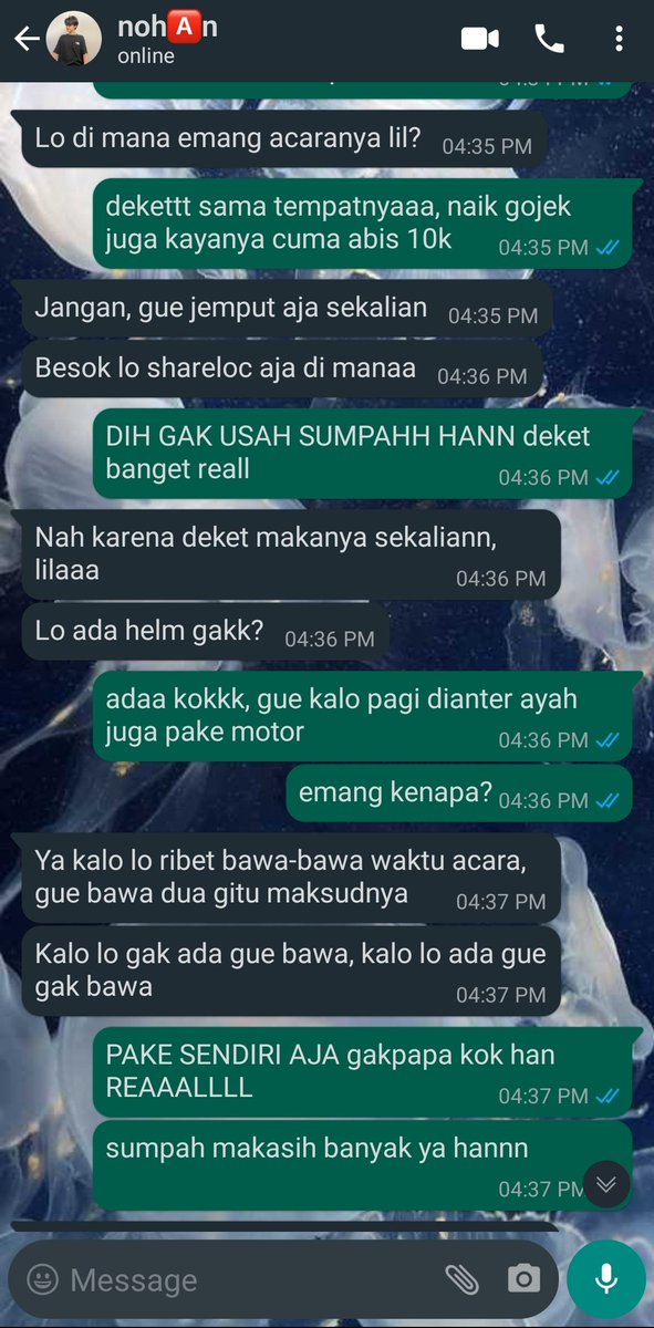 neuroecstacy's tweet photo. Mau nonton GOTG 3 gak, Lil?

An #eumppapham three-tweets fiction, ft. MHR and CMW. https://t.co/mTNtbADHf1