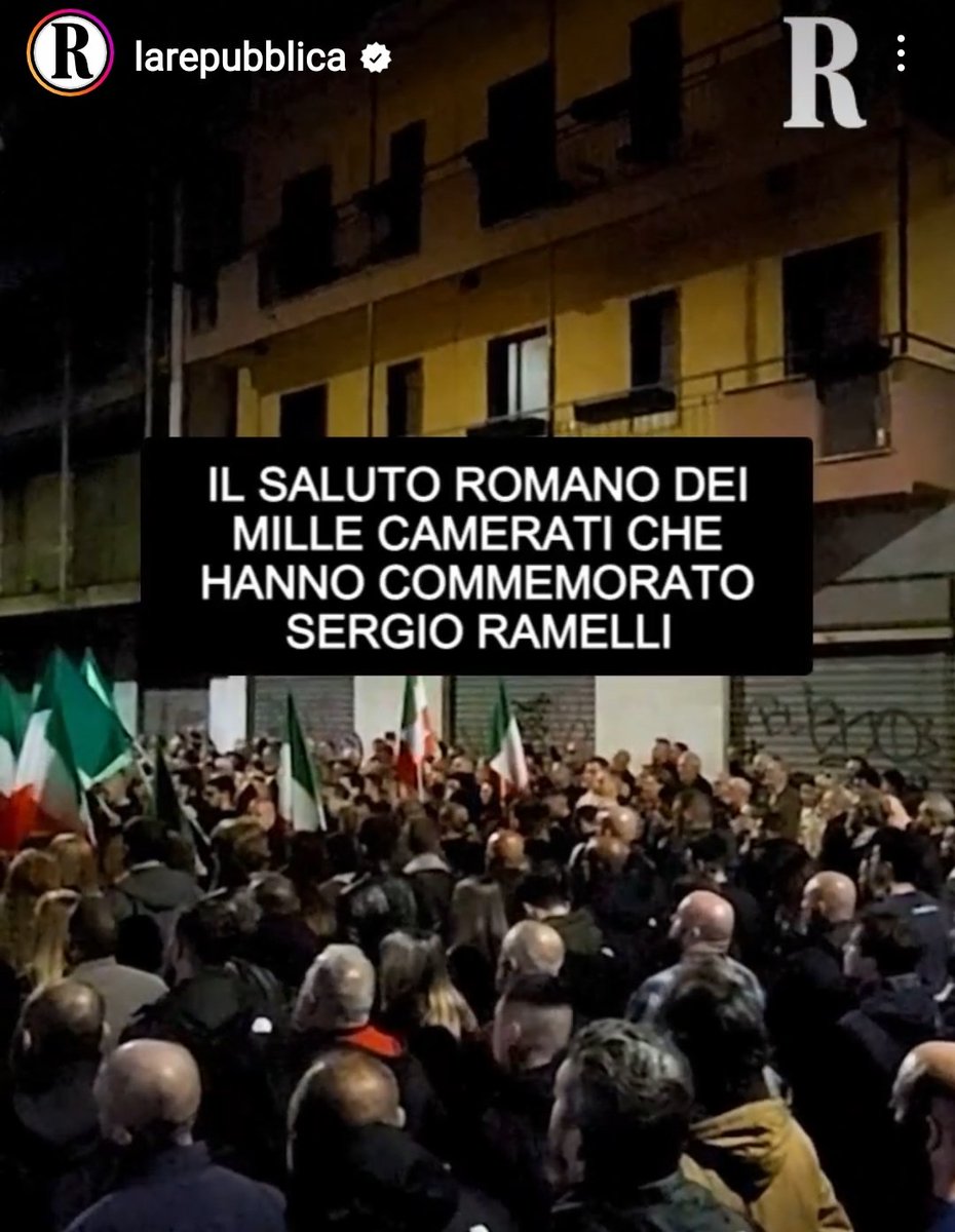 Raffa9669's tweet photo. @HoaraBorselli Invece, cara Hoara, parlarci di come si sono svolte le celebrazioni per la commemorazione di Sergio Ramelli. Almeno per coerenza! https://t.co/hgIwqwSAbT