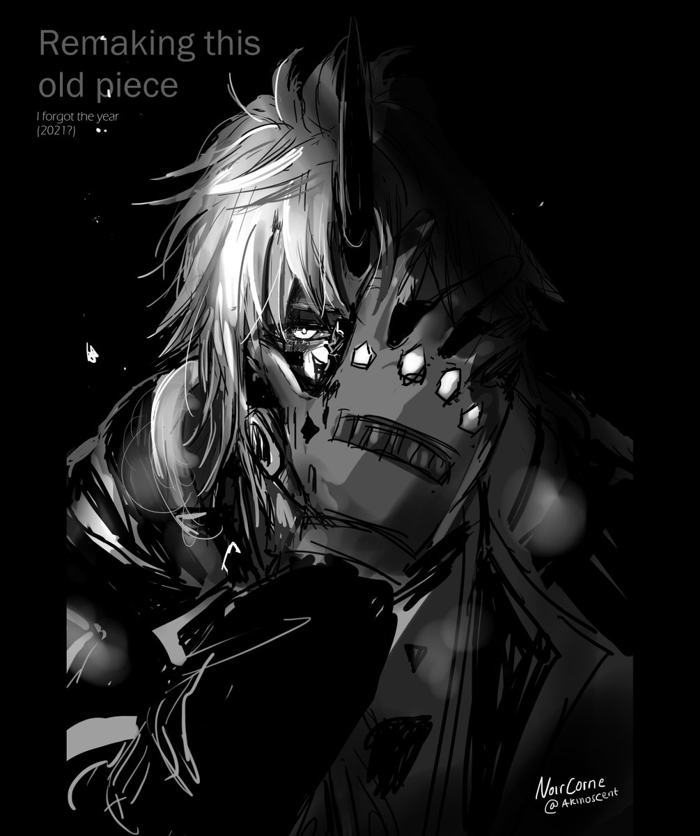 akinoscent's tweet photo. Still my fav ops in Arknights. Remaking old art.
#Arknights #アークナイツ #noircorne #黑角 #ノイルホーン https://t.co/Mmmtkr3vPs