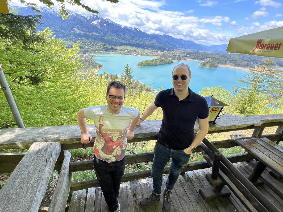 OtherBundesliga's tweet photo. ☀️🗻 A lovely little loop around the Faaker See in Carinthia to start the Austrian Cup final day. What a beautiful place! 🤩 https://t.co/74JbyAIHRr