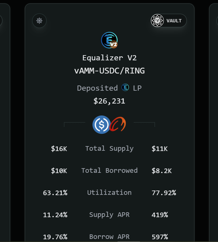 CryptoGrizz_'s tweet photo. This is just silly now!!!  @TarotFinance is PRIN-TING!  419% APR just for lending some $RING?!!!!!!!  That's a no-brainer for me all day, every day

$FTM $EQUAL $TAROT $RING $OATH $GRAIN https://t.co/cWUI5IitY6