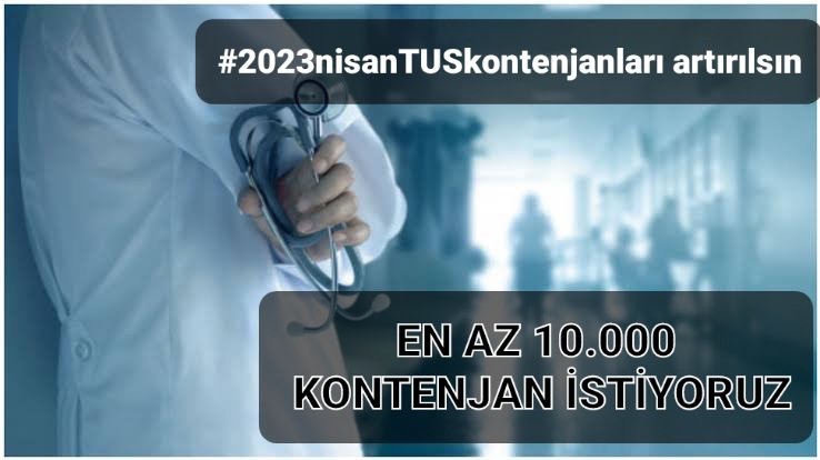 drcansut's tweet photo. @drfahrettinkoca En az 10 bin kontenjan talep ediyoruz #nisan2023TUSkontenjanlarıartsın @drfahrettinkoca @RTErdogan @tcbestepe @sbuedutr @YuksekogretimK @saglikbakanligi @fatihaltayli https://t.co/2wz8CMsQ5Y