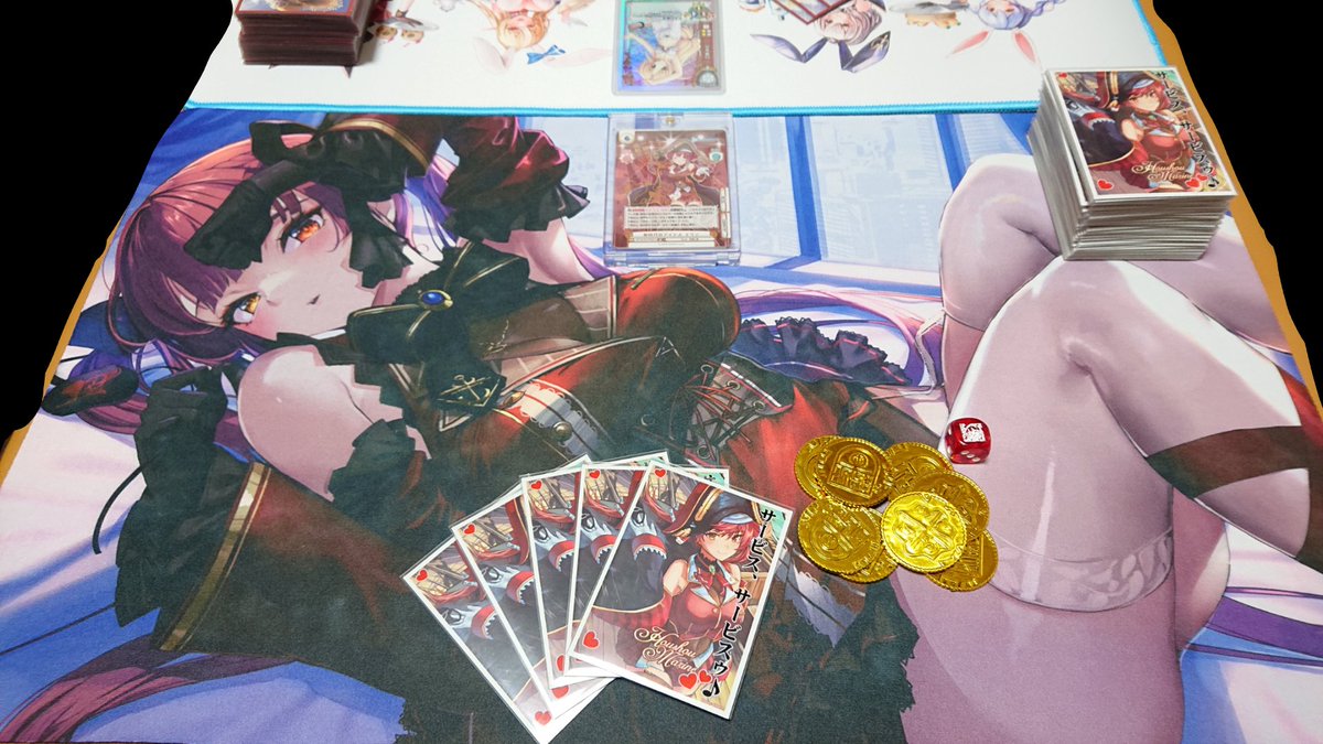 値頃 ホロライブ 宝鐘マリン ラバーマット あかさあい キャラクター