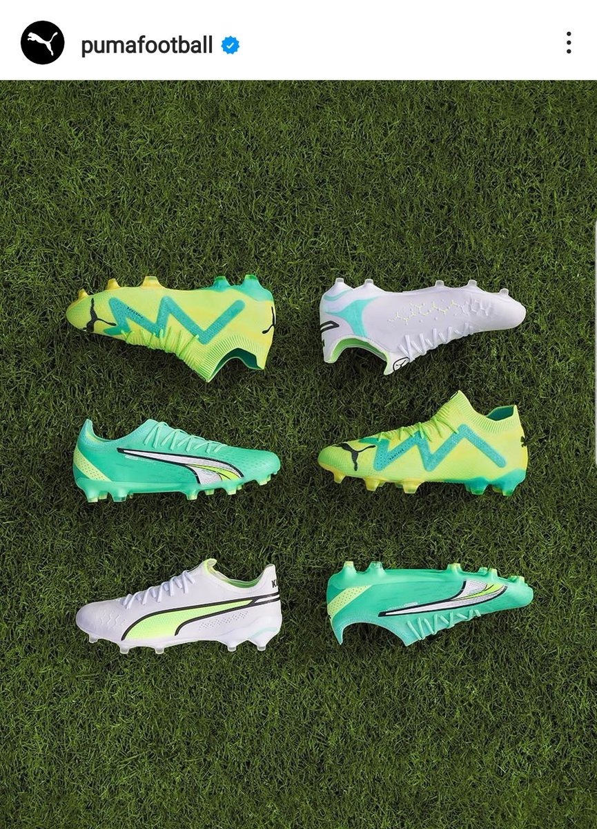 staksottieGH's tweet photo. After bringing back the KING, Puma joins Adidas & Nike as the only kits manufacturers to hv 3 signature products on the market.
@pumafootball 》#Future #Ultra #King
@adidasfootball 》#Copa #XSpeed #Predator
@nikefootball 》#Tiempo #Phantom #Mecurial
#TheCleatsGuy #Boots https://t.co/uT6t9I8yDT