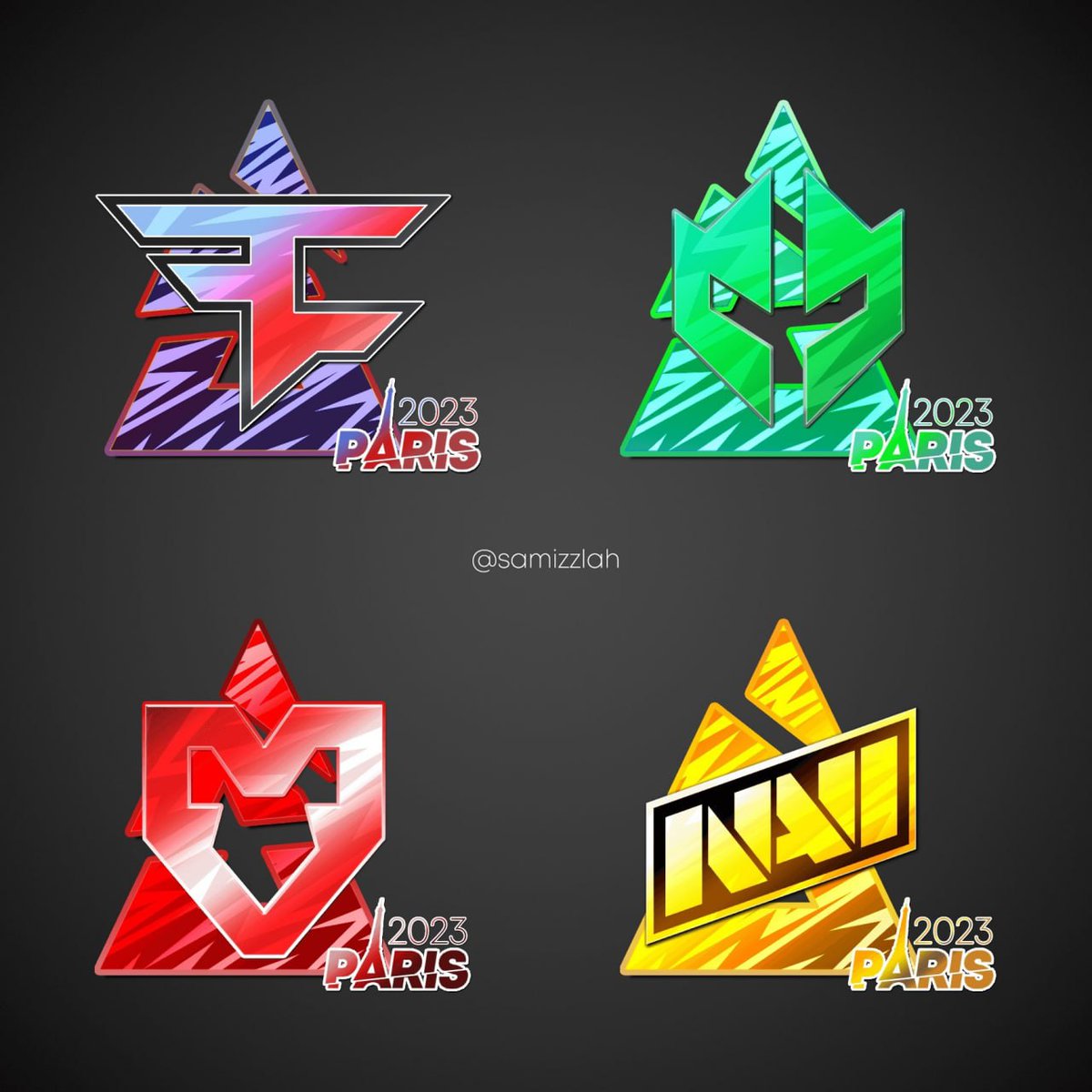 1xBet Esports On Twitter Concept Of Stickers For BLAST Paris Major 2023 