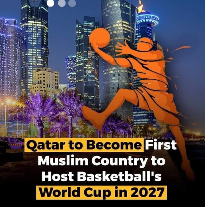 #कतर पहला मुस्लिम देश है जो बास्केटबॉल विश्वकप का आयोजन करने जा रहा है।

उम्मीद है यह आयोजन भी बास्केटबॉल विश्व कप का अब तक का सबसे शानदार आयोजन साबित होगा।

#Qatar 
#Basketball
#WorldCup2027