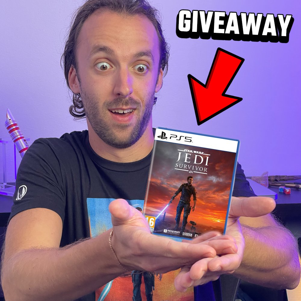 JEDI SURVIVOR GIVEAWAY  
👍 Follow 
❤️ Like 
🐦 Retweet
👇 Comment if you want to be a Jedi or Sith

Winner will be selected on May 4th!
