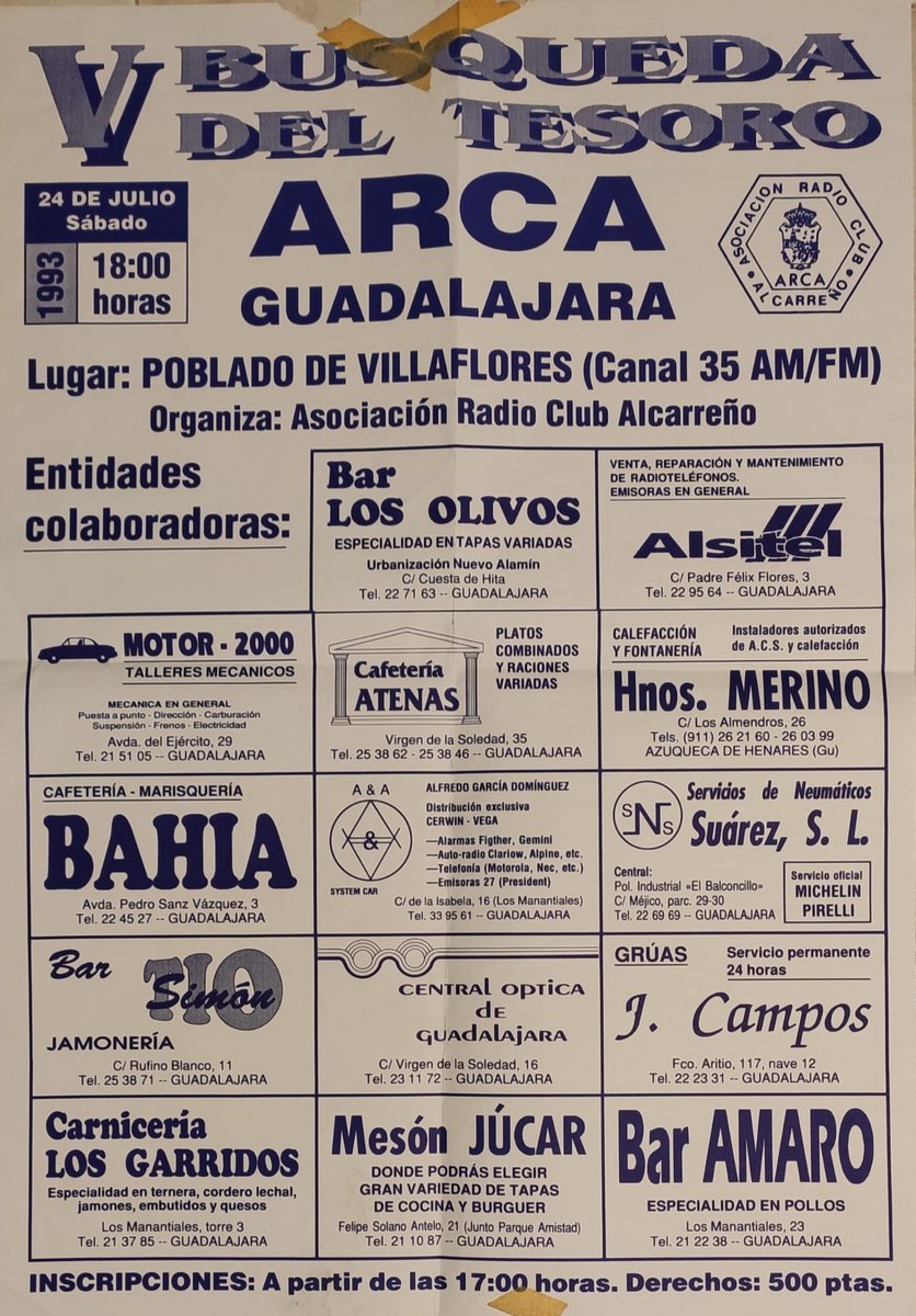 ea4rka's tweet photo. Ya han pasado 30 años desde este evento. en este 2023 ARCA cumplirá 35 años de su existencia. https://t.co/DILesT11E3