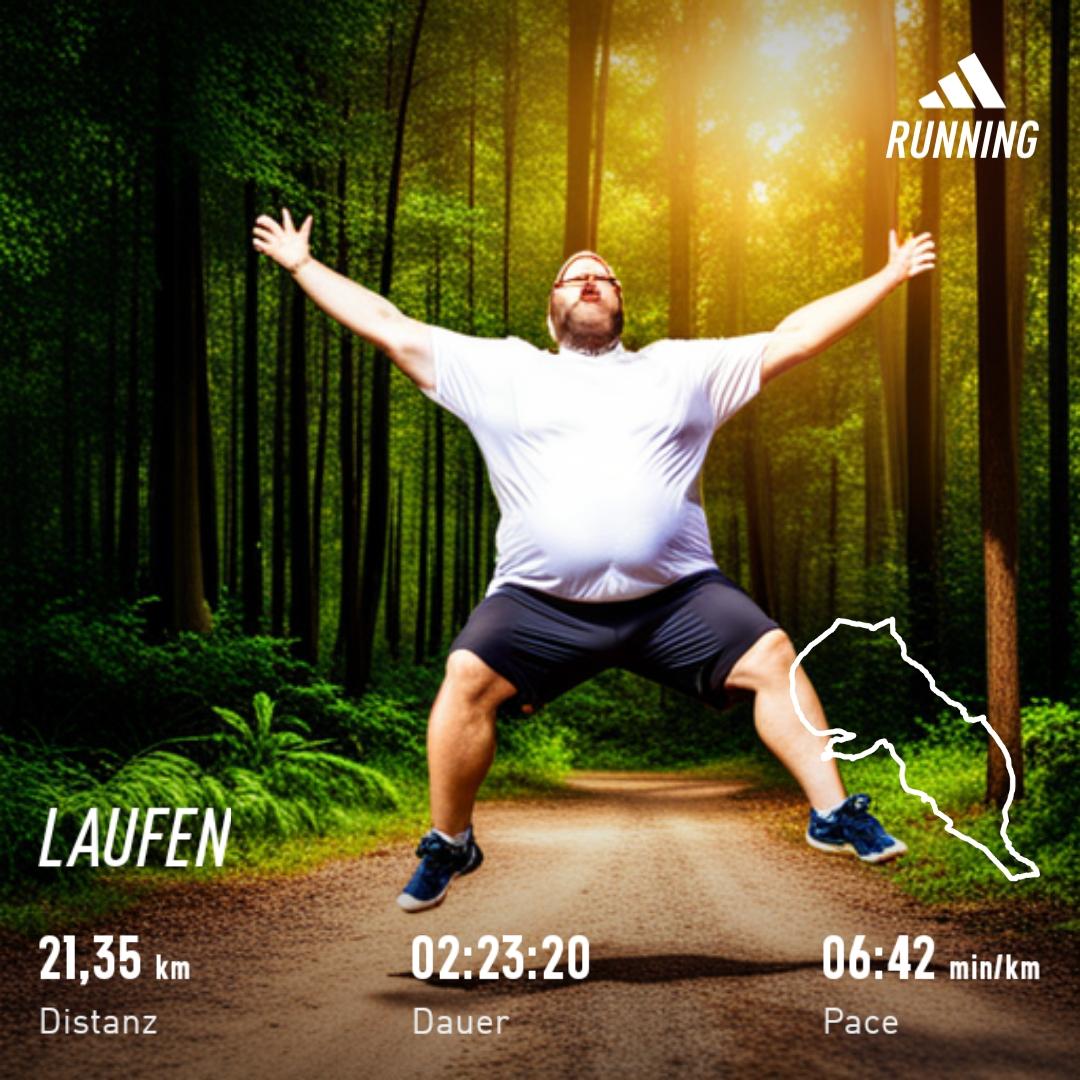 Das tolle Wetter am Sonntag morgen mal genutzt und die Motivation gefunden zu einem #byebye04.

#nevernotrunning #twitterlauftreff #paparennt

Und genau so fühlt sich das an. ⬇️