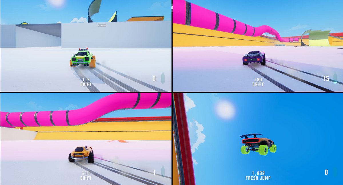 rektparty_game's tweet photo. REKT 2 is not just multiplayer, its totally splitscreen local 4 way co-op as well. And online ofcourse. 
🚗🚗🚗🚗💨
#screenshotsaturday #getrekt2 #indiedev https://t.co/yNWMZnNo3r