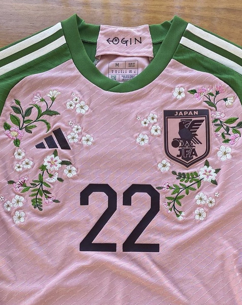 Japanese National soccer team jersey by Nigo &amp; Diana Al Shammari (2023)