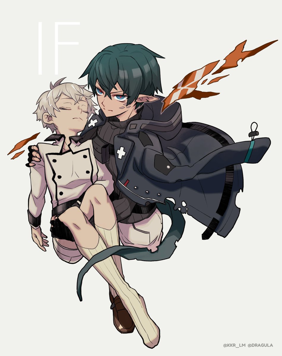 「※流血描写有り注意  ワンクッションのため差分3枚 タルラさん(コシチェイ)が浮」|Lem ＠新刊書店通販中のイラスト