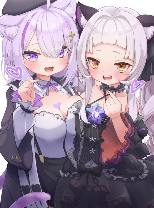 ファンタジー猫でツーショット! #絵かゆ #シオンの書物