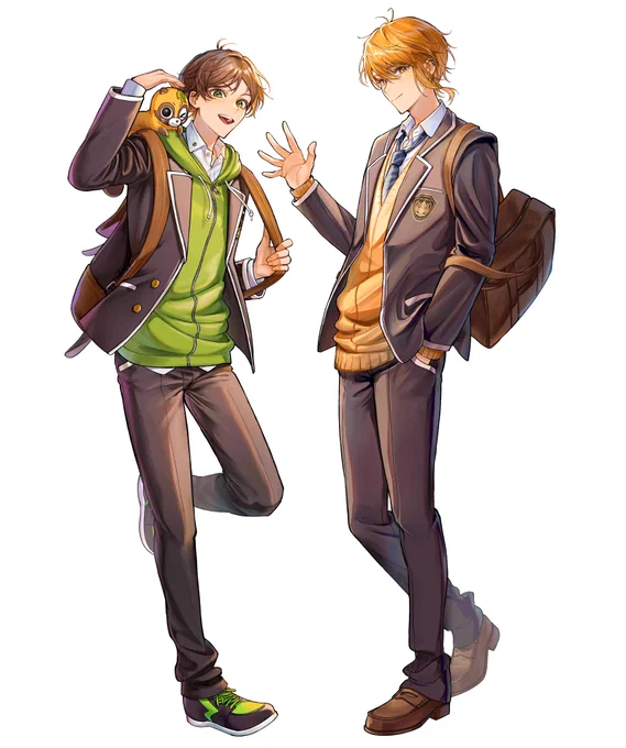 フラスタの等身パネルのイラストです