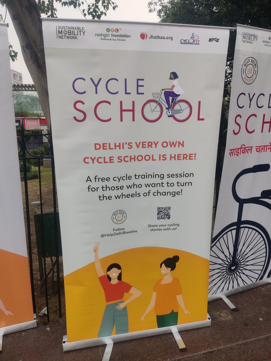 dalipsabharwal's tweet photo. Where there's a will, there's a way: An hour of training at #cycleschool gave them wings to fly.
When more women learn to cycle, we create an equitable voice for the cyclists in the city. Better and safe infrastructure is the need of an hour to our cities liveable. #letscycle https://t.co/Dp9WcbgSE7