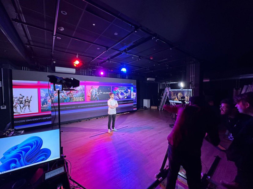 AlexBroadcasts's tweet image. As well as the creative work I did on the project, I also worked with the installation team to re-commission the hardware for the new MCR. 

The virtual production LED volume was a big addition for the caster studio which I configured the camera tracking and render node for!