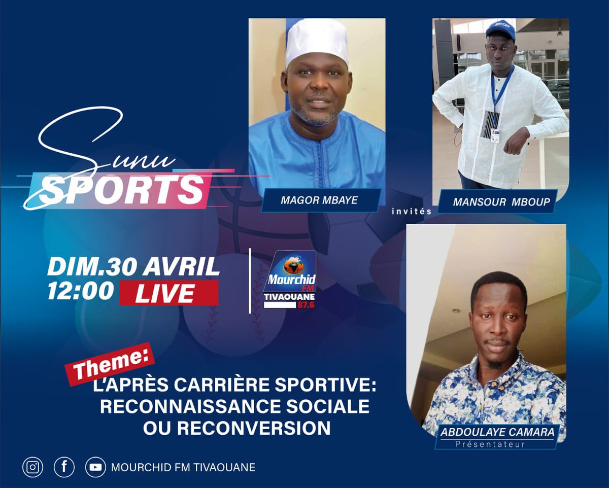 PaKarimJr's tweet photo. A suivre en live sur la page facebook de Mourchid…
#kebetu #Senegal #basket #tivaouane #sport #social https://t.co/tknGBenYmh