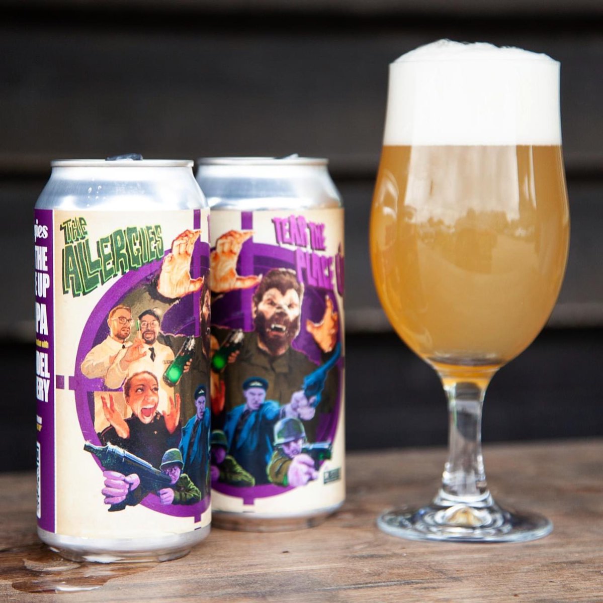 Cheers! We have a delicious new brew to celebrate the launch of our forthcoming album TEAR THE PLACE UP. Thanks to @BrewhseProject for the juicy collabo and <a href="/JAKeDetonator/">JAKe</a> for the equally scrumptious LP/can art 🍻 🖼️ #teartheplaceup responsibly Head to arundelbrewery.co.uk/products/tear-…