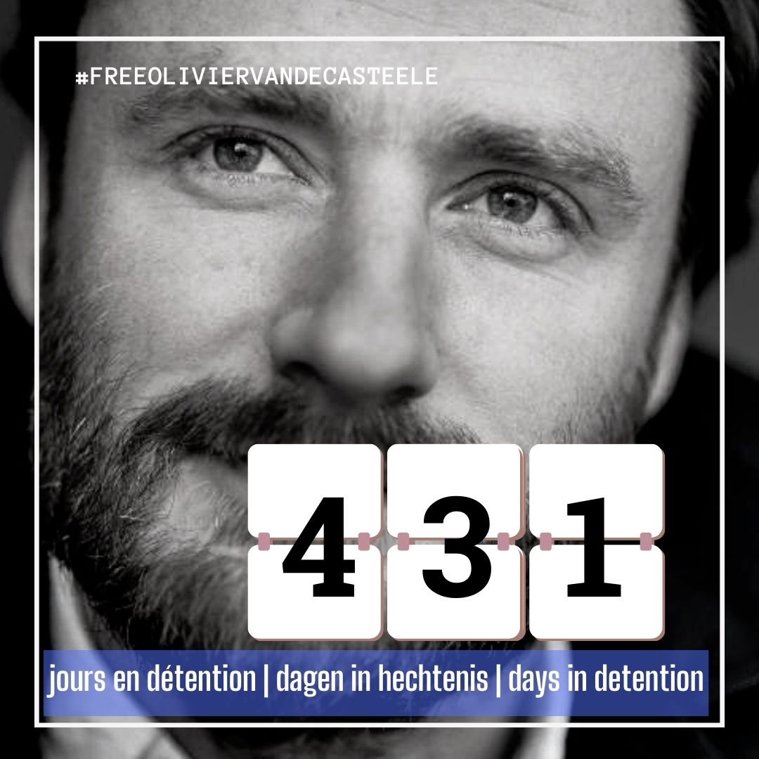 FreeOlivierVDC's tweet photo. 😢 Every day is a day too many you are missed 💔 #431days of wrongful detention for Olivier 😢 HELP #FreeOlivierVandecasteele & #BringOlivierHome ✍️ Write a letter, share the petition for his immediate release 👉 https://t.co/9tfmvJbkMm #ThankYou #NotATarget #OlivierVandecasteele https://t.co/xQjl71t8mv