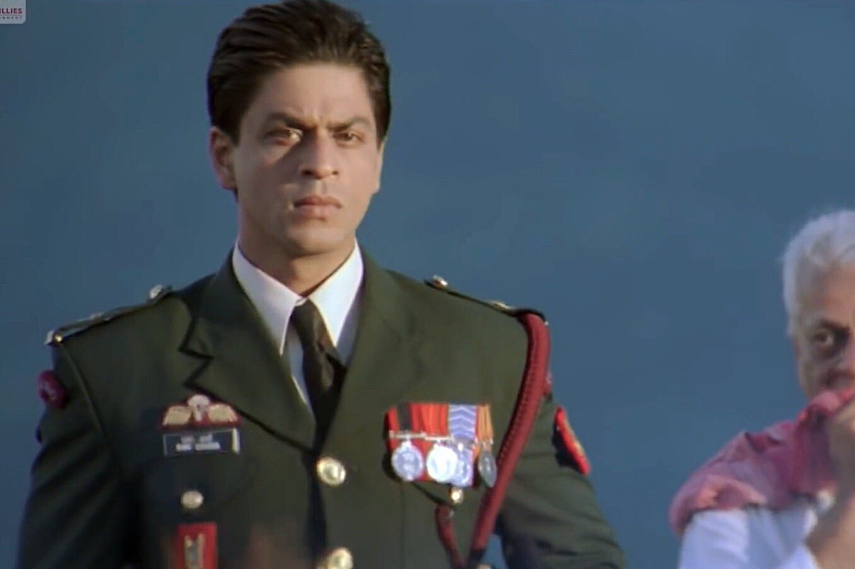 Major Ram Prashad Sharma from The Movie Of Main Hoon Na.

 #ShahRuhKhan 's this character will always be so close to my heart.✨💙

#19YearsOfMainHoonNa