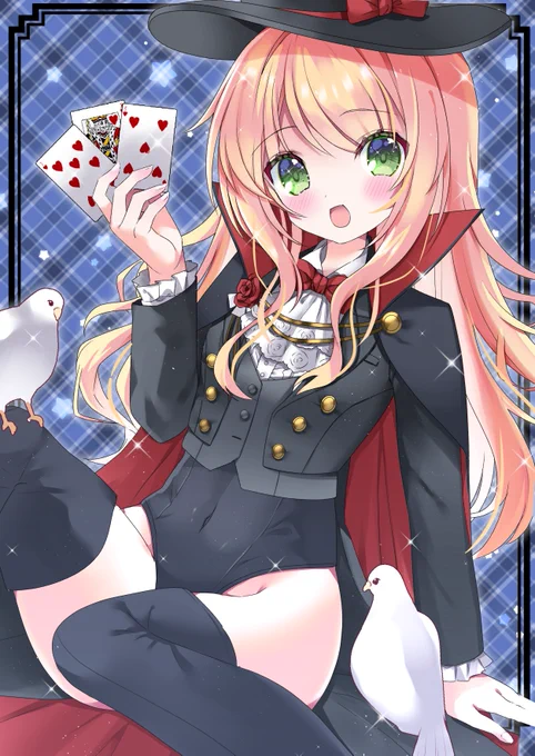 skebリクエストありがとうございました! 可愛い怪盗さんを描かせて頂きました #Skeb #Commission