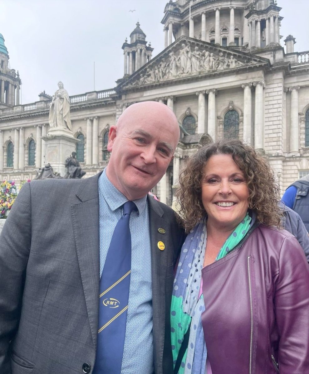 Fab day at massive #MayDay rally with the formidable ('it's good to be home') #MickLynch to inspire and motivate everyone to join a union to fight the cuts, investment in public services, better pay and conditions for workers and not let the Tories erode these any further.