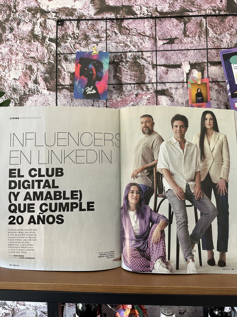 miriamgonp's tweet photo. Salgo en @yo_dona como creadora de @LinkedIn por su 20 aniversario 🎉 https://t.co/7EHDpu1yh3