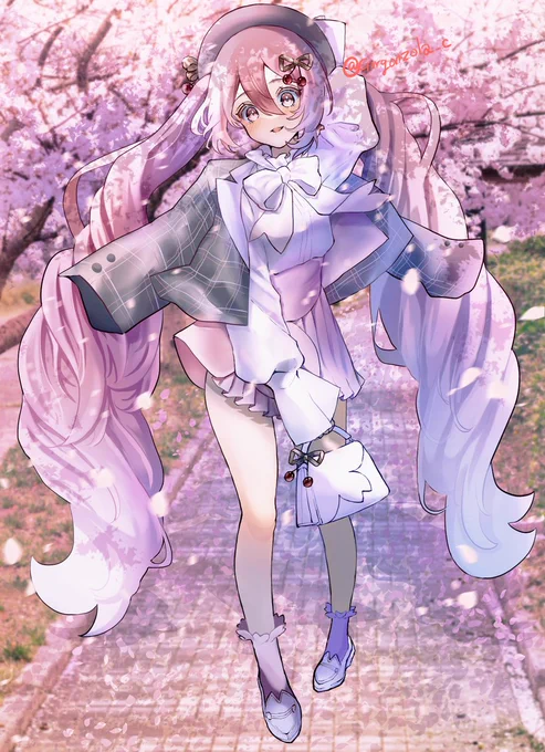 お花見 #桜ミク #初音ミク