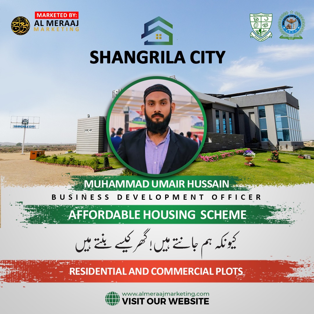 *Development Work Has Started at Shangrila City*

Shangrila City is one of the leading, affordable and intercity Housing Project of Karachi.
For Booking Contact Us
Muhammad Umair Hussain
0311-2326556

#Shangrilacity #almeraajmarketing #aimalbuilder #Muhammadumairhussain