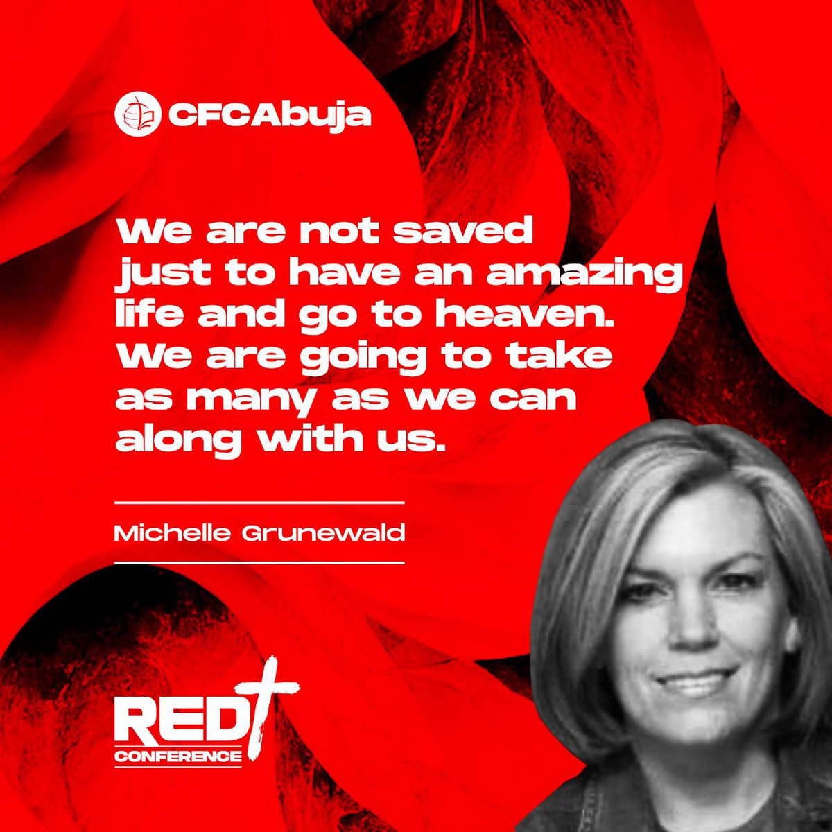 CFCAbuja's tweet image. #MichelleGrunewald
#CFCAbuja
#RedPlus 
#LoveIsKing