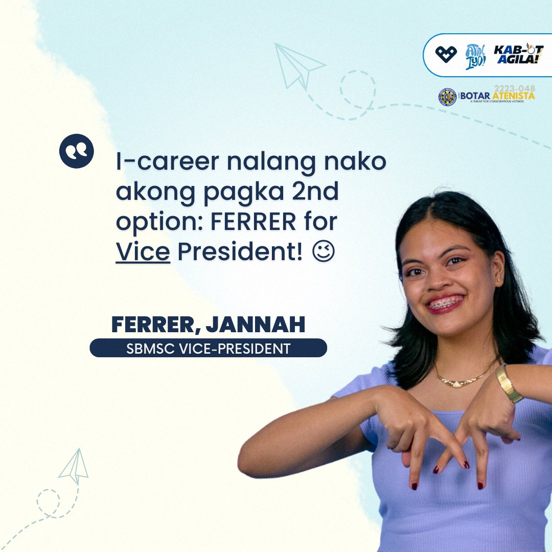 AASBMSamahan's tweet photo. Who said leadership can't be fun👀? 

Samahan Alyansa is here to shake things up with our hilarious take on what it means to be a leader. Join us in our mission to bring some positivity to student politics, while still tackling the serious issues. https://t.co/cCBrz1yzYe