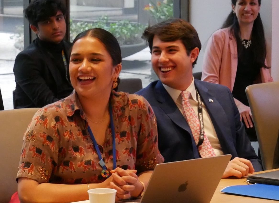 Let's build a better world, let's do it! 🌎
Discussing the value of intergenerational respect and thought leadership in text and action with @BahaiBIC, in the frameworks of the @UN #ECOSOCYouthForum. 🇺🇳
-
 #Youth2030 #YouthStrategy #UN