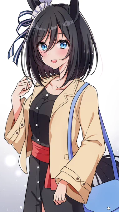 私服のエイシンフラッシュちゃん好き