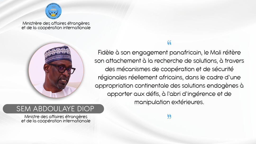 Soyez + précis .@AbdoulayeDiop8 ce qui ns permettra de gagner du tps.Le #Mali a pris la décision souveraine de se retirer du #G5Sahel et le PM bis A. Maïga s'est déplacé jusqu'à NY pour insulter le Pdt Bazoum. De grandes actions souveraines en contradict° avc l'objectif affiché.