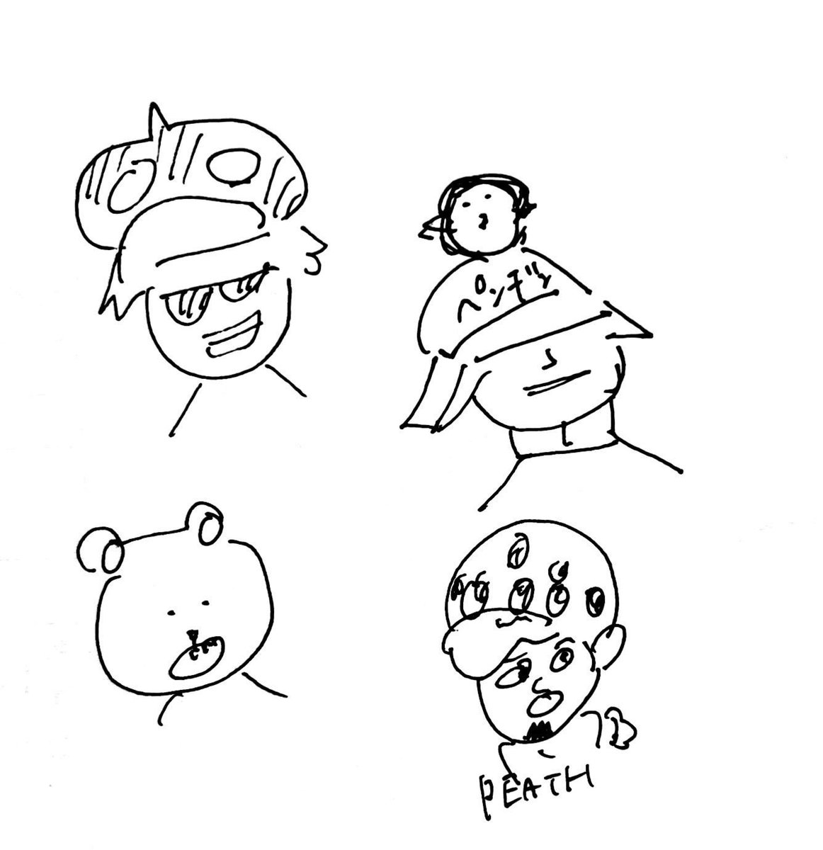 妹が描いてくれた3船長+ポラタン好き好きの好き過ぎてマジで全部良い、良過ぎる大好き🙏🏻🙏🏻🙏🏻🙏🏻🙏🏻🙏🏻 