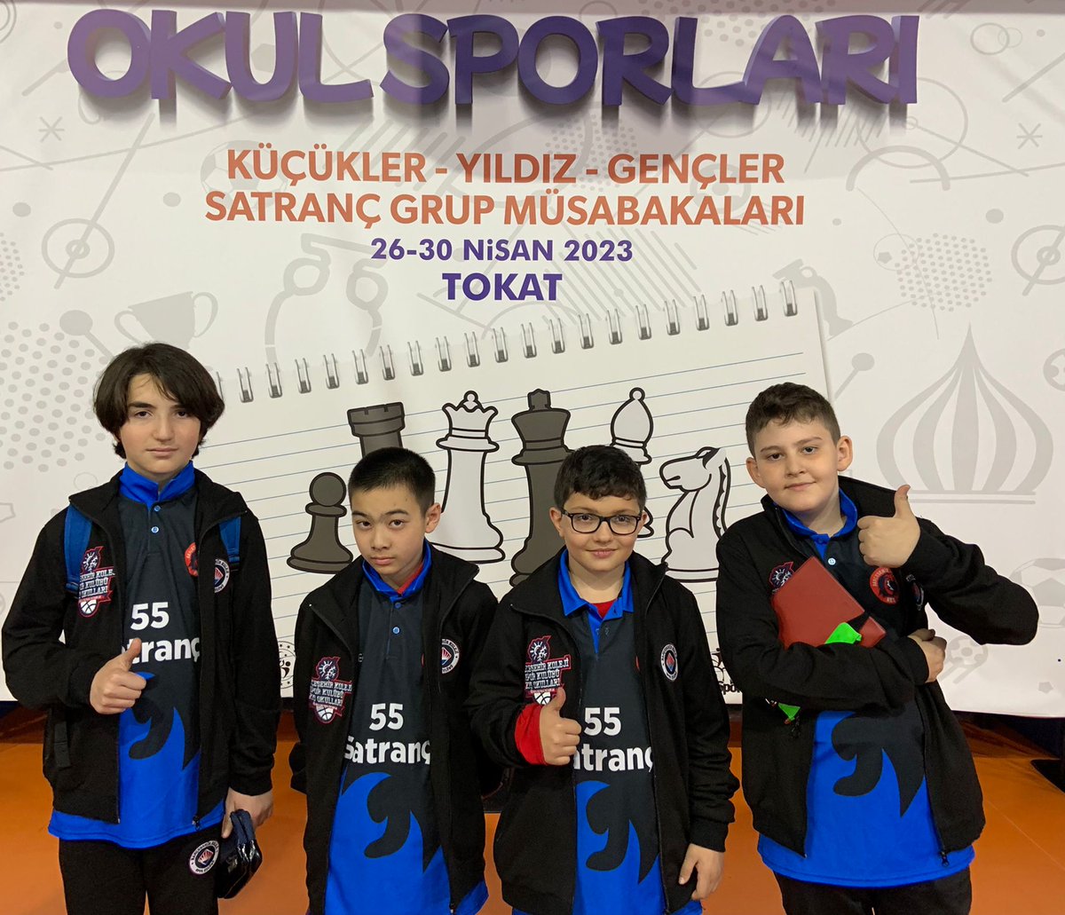 VeditK's tweet photo. Satranç takımımız bölge finallerinde birinci olarak Türkiye finallerine yükseldi. Sırada Türkiye şampiyonluğu var. Bravo çocuklar. https://t.co/PZfCFj1yaM